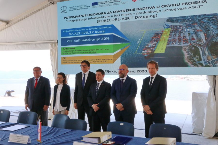 Potpisani ugovori za izgradnju DC403 i produbljivanje pristaništa na Brajdici