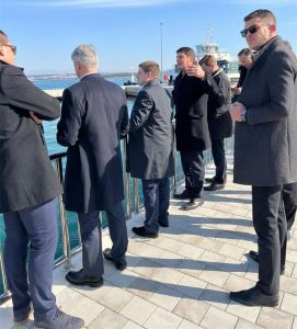 Ministar Butković na otvorenju luke Tkon