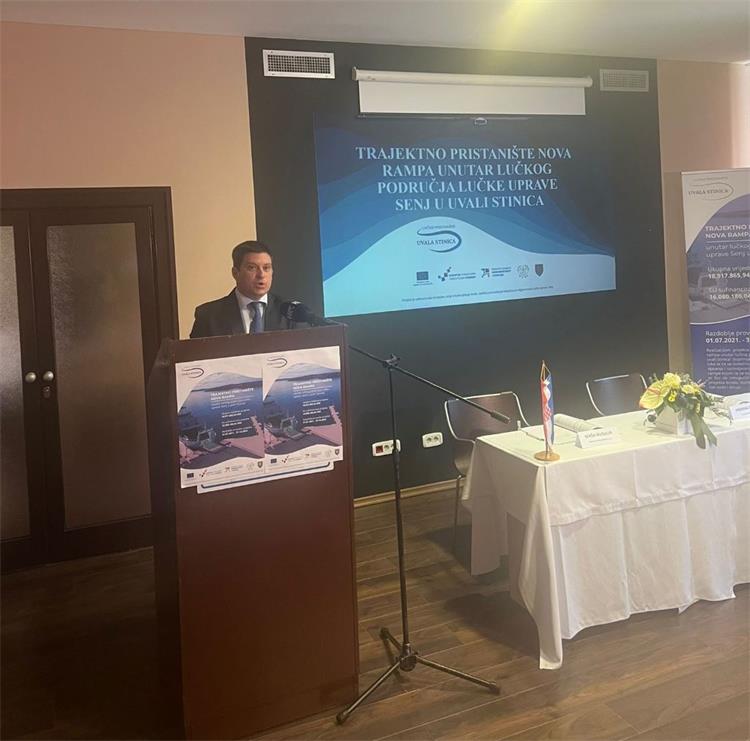 Održana početna konferencija projekta „Trajektno pristanište nova rampa unutar lučkog područja LU Senj u uvali Stinica”