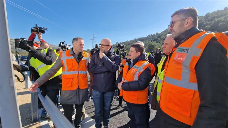 Potpredsjednik Vlade i ministar Butković obišao radove na realizaciji obilaznice Stona