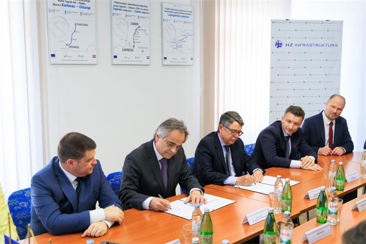 Potpisan ugovor za radove na modernizaciji željezničke pruge Hrvatski Leskovac – Karlovac
